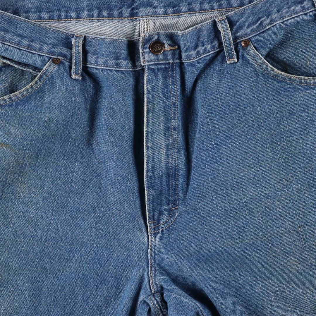 Dickies denim painter pants for men, equivalent to W39 cotton blue type Vintage Second Hand