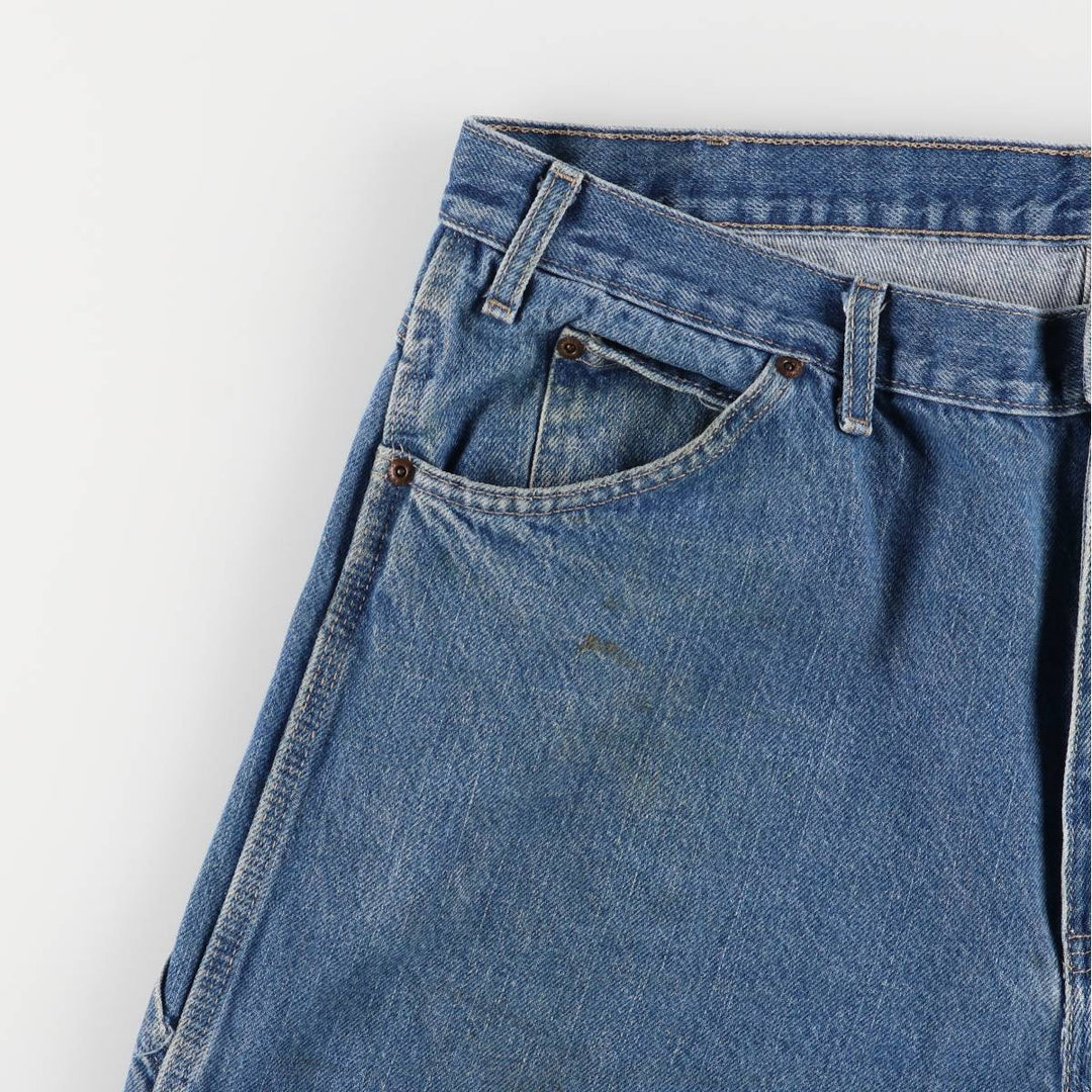 Dickies denim painter pants for men, equivalent to W39 cotton blue type Vintage Second Hand
