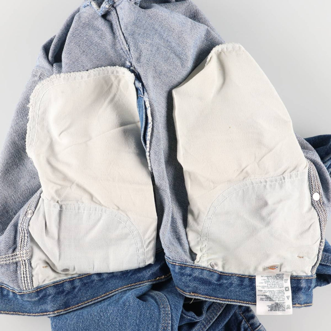 Dickies denim painter pants for men, equivalent to W39 cotton blue type Vintage Second Hand