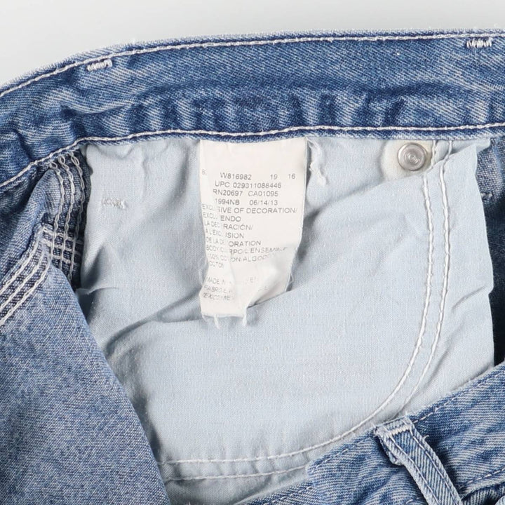 Dickies denim painter pants for men, equivalent to W33 cotton blue type Vintage Second Hand