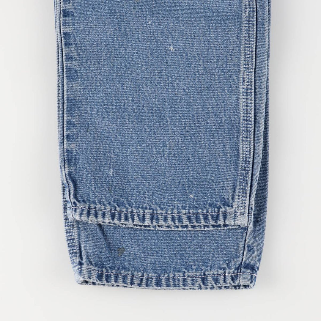 Dickies denim painter pants for men, equivalent to W33 cotton blue type Vintage Second Hand