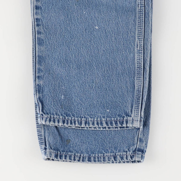 Dickies denim painter pants for men, equivalent to W33 cotton blue type Vintage Second Hand