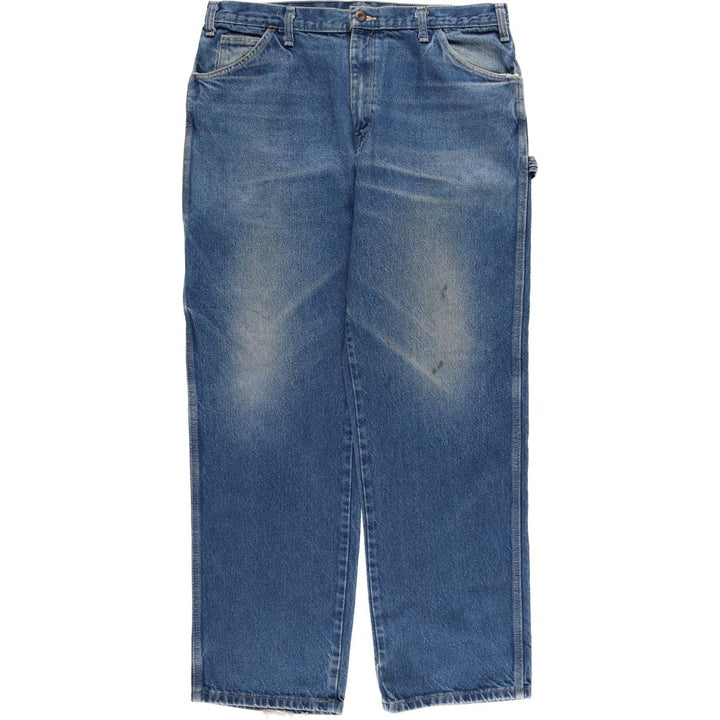 Dickies denim painter pants for men, equivalent to W37 cotton blue type Vintage Second Hand