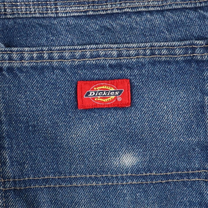 Dickies denim painter pants for men, equivalent to W37 cotton blue type Vintage Second Hand