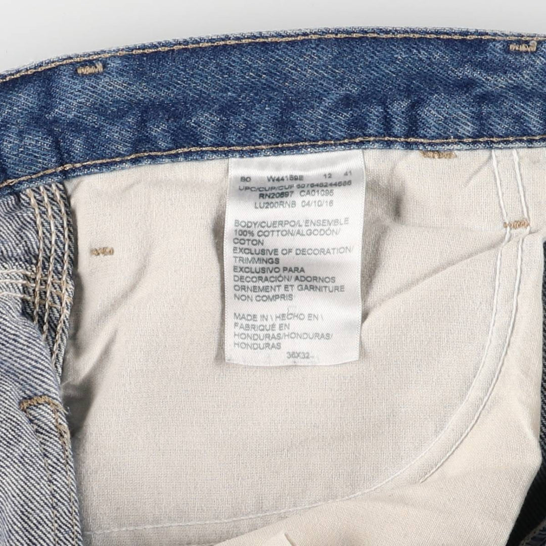 Dickies denim painter pants for men, equivalent to W37 cotton blue type Vintage Second Hand