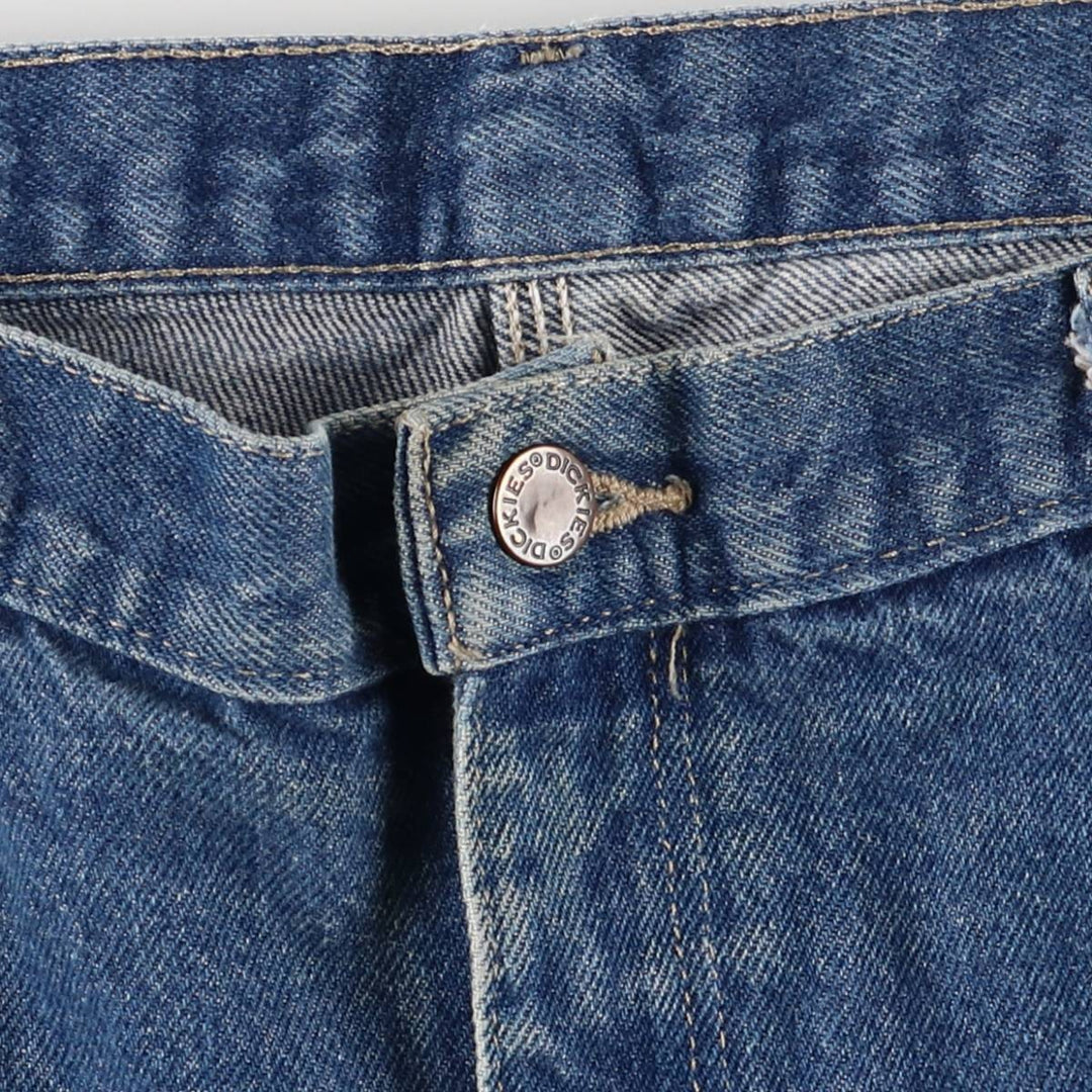 Dickies denim painter pants for men, equivalent to W37 cotton blue type Vintage Second Hand