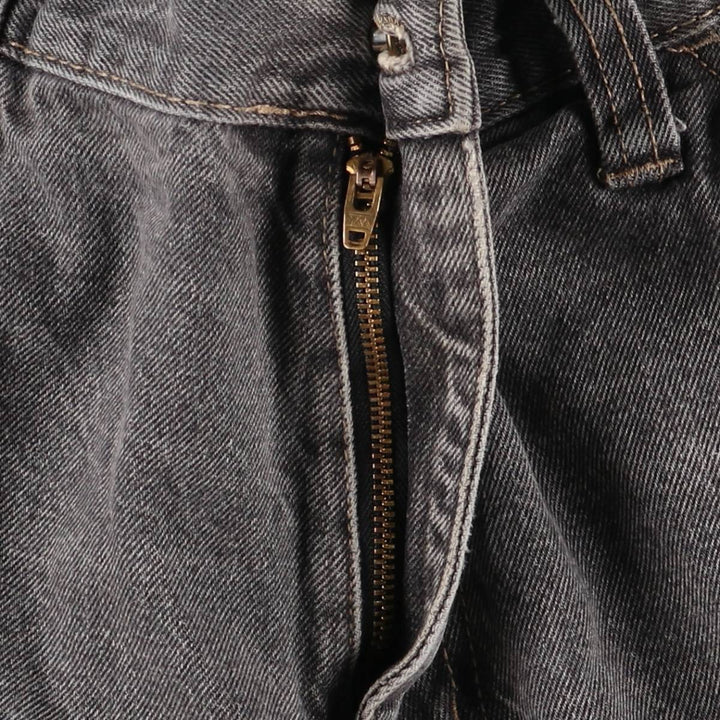 Faded Glory Men's Black Denim Painter Pants, Size W36 cotton black type Vintage Second Hand
