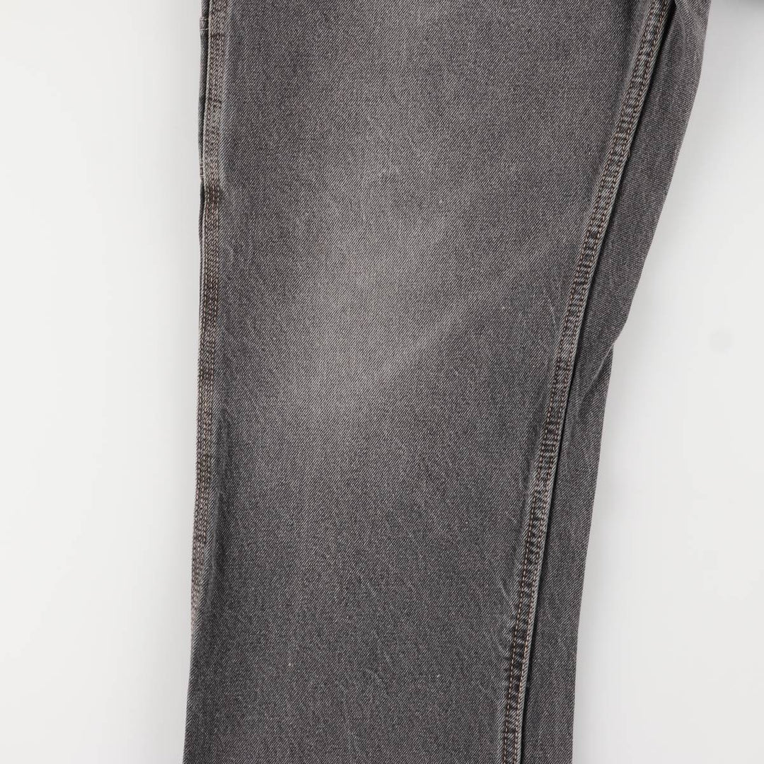 Faded Glory Men's Black Denim Painter Pants, Size W36 cotton black type Vintage Second Hand