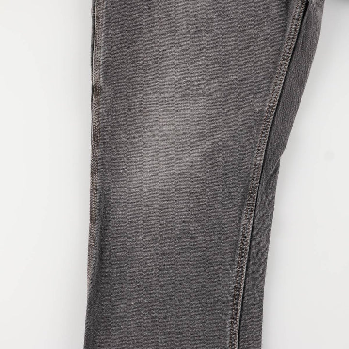 Faded Glory Men's Black Denim Painter Pants, Size W36 cotton black type Vintage Second Hand