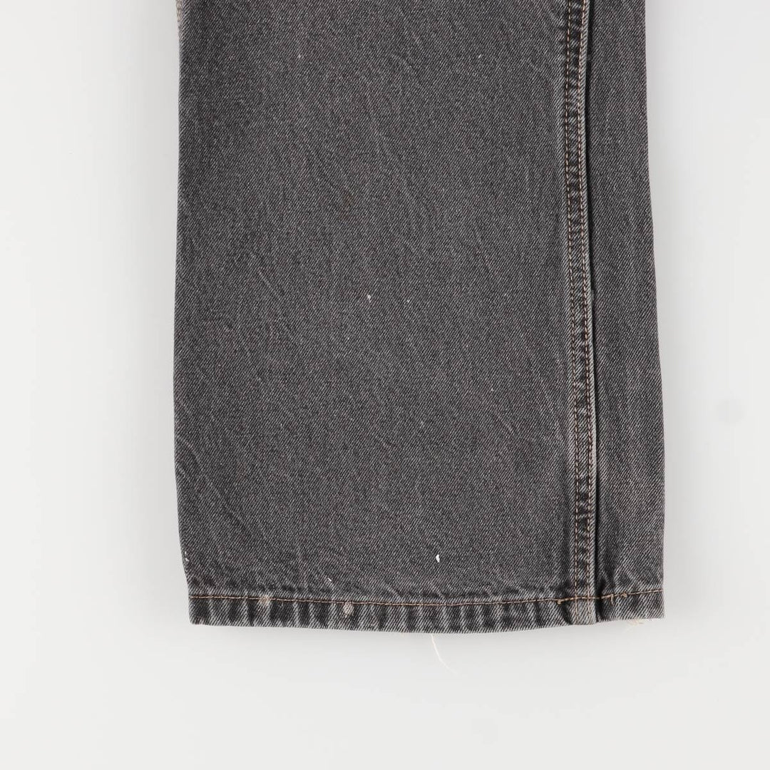 Faded Glory Men's Black Denim Painter Pants, Size W36 cotton black type Vintage Second Hand