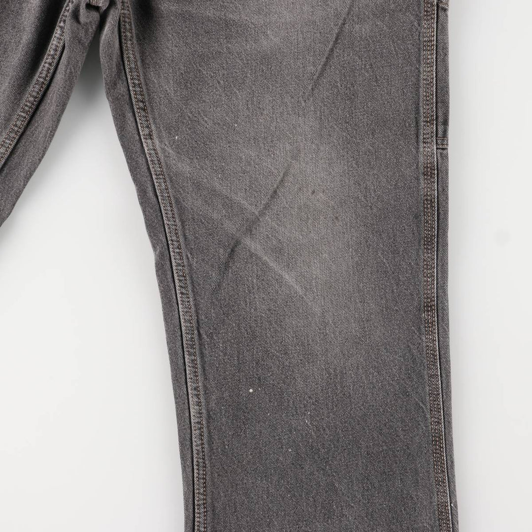 Faded Glory Men's Black Denim Painter Pants, Size W36 cotton black type Vintage Second Hand