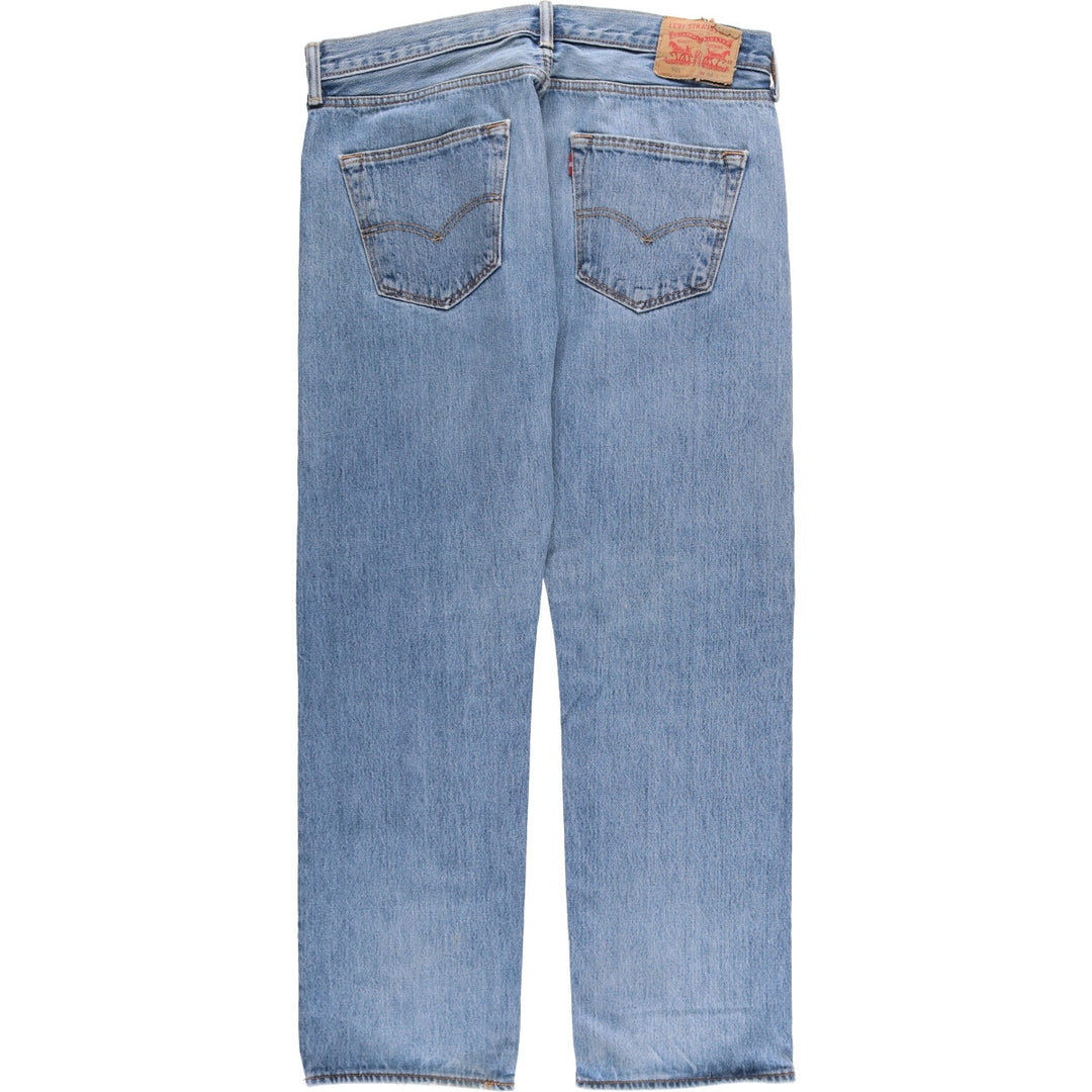 Levi's 501 straight denim pants for men, size W35 cotton Blue type light blue Vintage Second Hand
