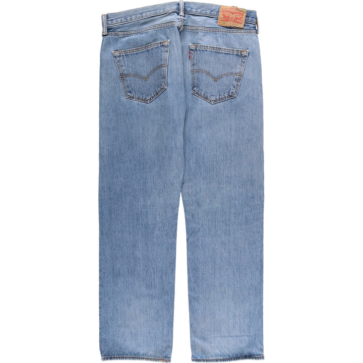 Levi's 501 straight denim pants for men, size W35 cotton Blue type light blue Vintage Second Hand