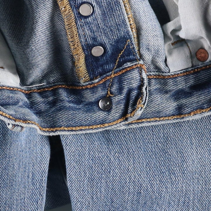 Levi's 501 straight denim pants for men, size W35 cotton Blue type light blue Vintage Second Hand