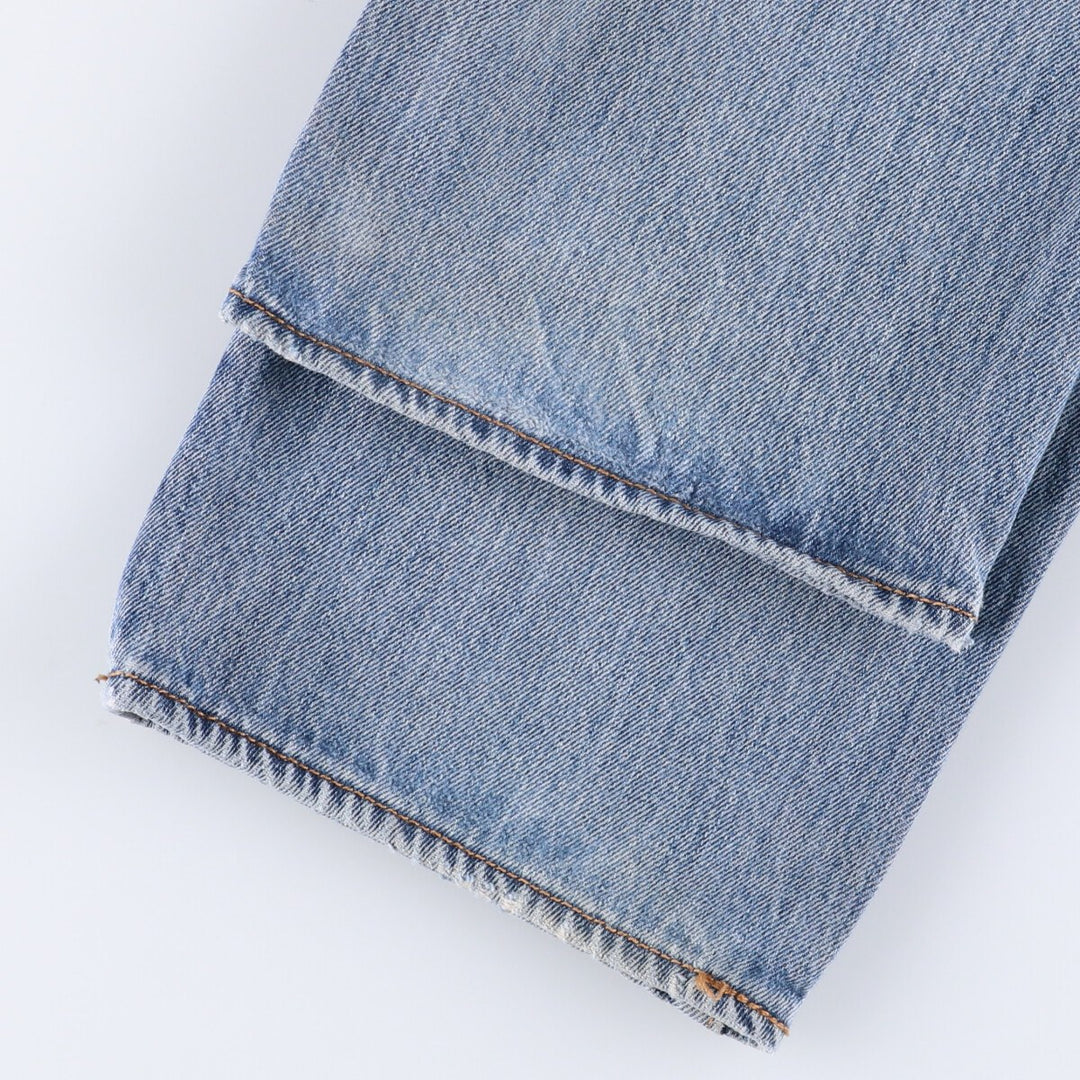 Levi's 501 straight denim pants for men, size W35 cotton Blue type light blue Vintage Second Hand