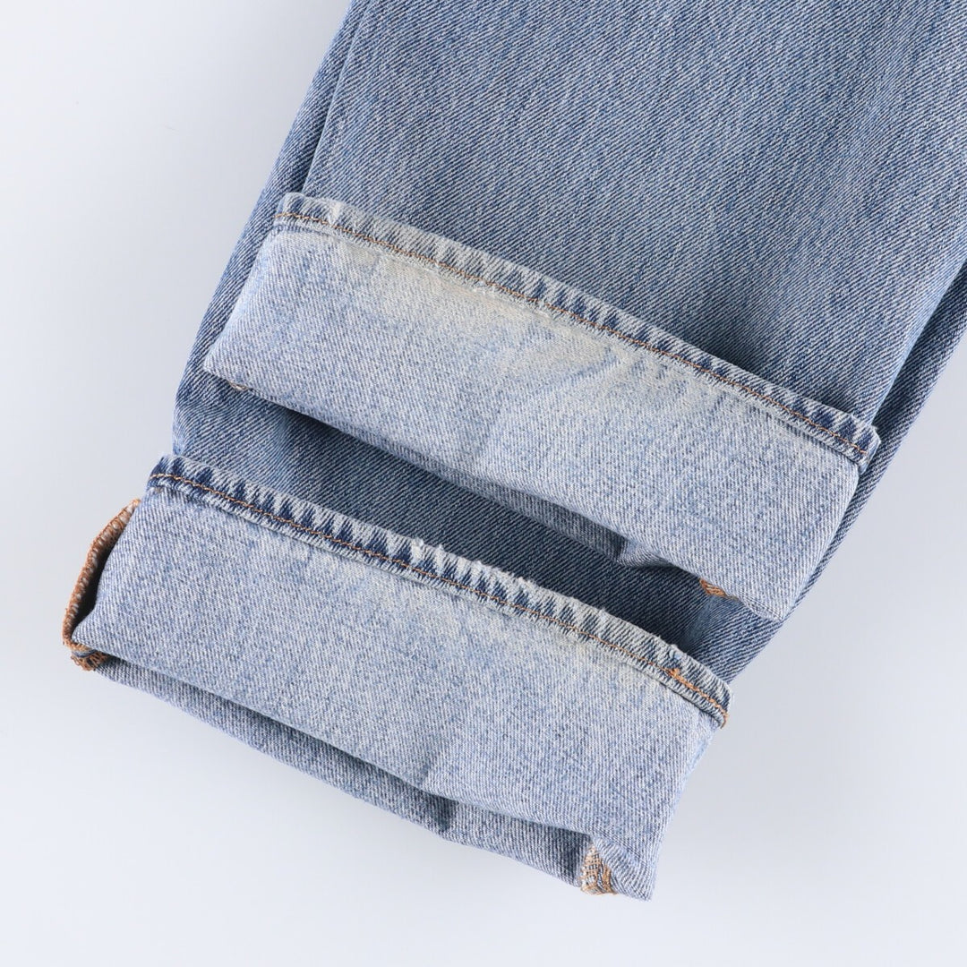 Levi's 501 straight denim pants for men, size W35 cotton Blue type light blue Vintage Second Hand