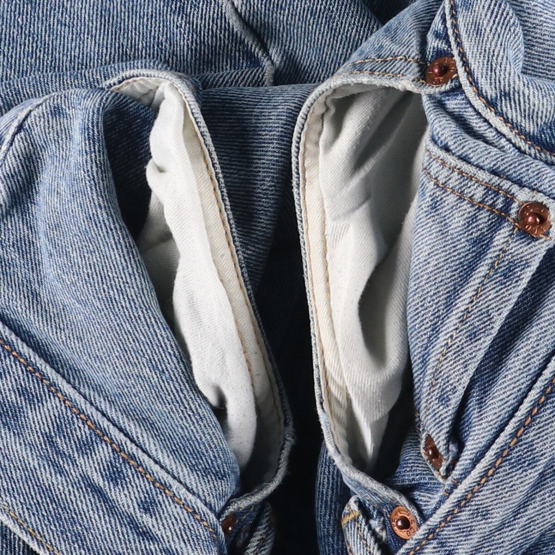 Levi's 501 straight denim pants for men, size W35 cotton Blue type light blue Vintage Second Hand