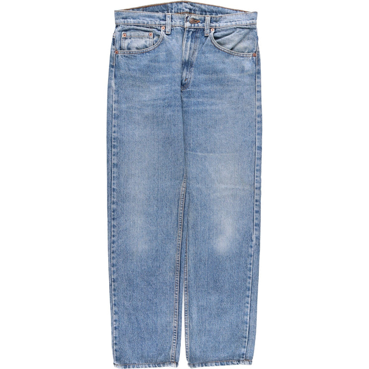 90'S Levi's 505-4891 Tapered Denim Pants, Made in USA, Men's, Size W32, Vintage cotton blue type Vintage Second Hand