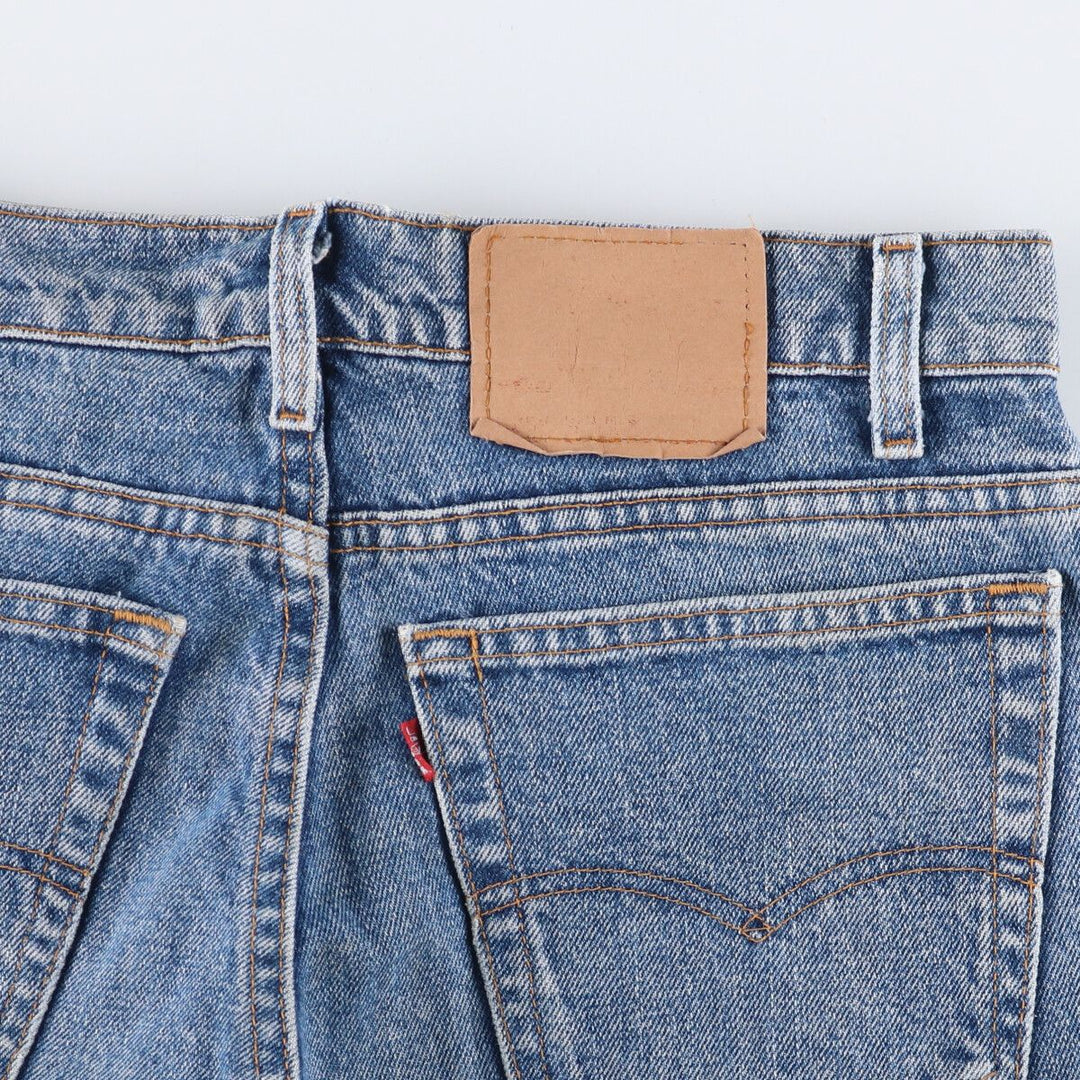 90'S Levi's 505-4891 Tapered Denim Pants, Made in USA, Men's, Size W32, Vintage cotton blue type Vintage Second Hand