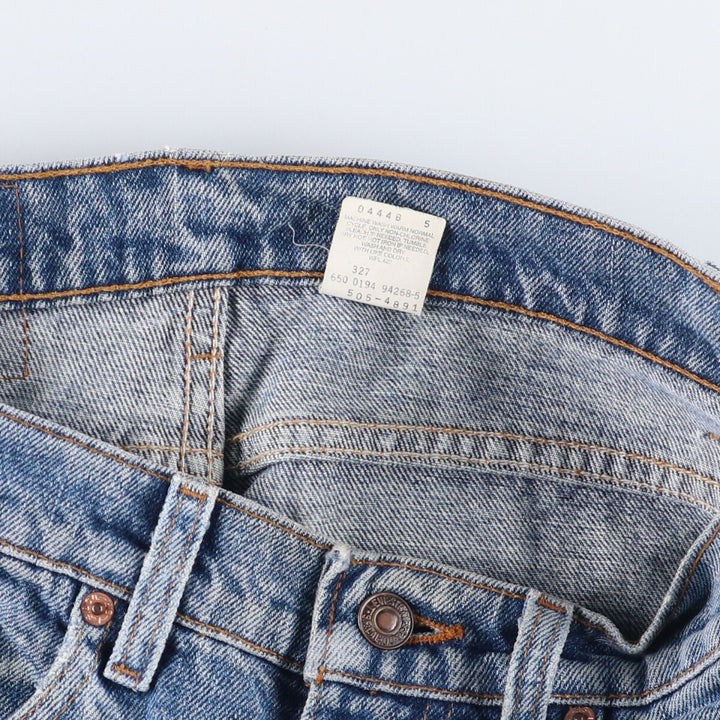 90'S Levi's 505-4891 Tapered Denim Pants, Made in USA, Men's, Size W32, Vintage cotton blue type Vintage Second Hand