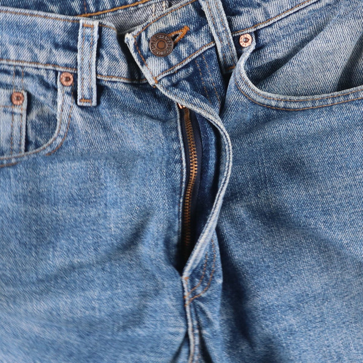 90'S Levi's 505-4891 Tapered Denim Pants, Made in USA, Men's, Size W32, Vintage cotton blue type Vintage Second Hand
