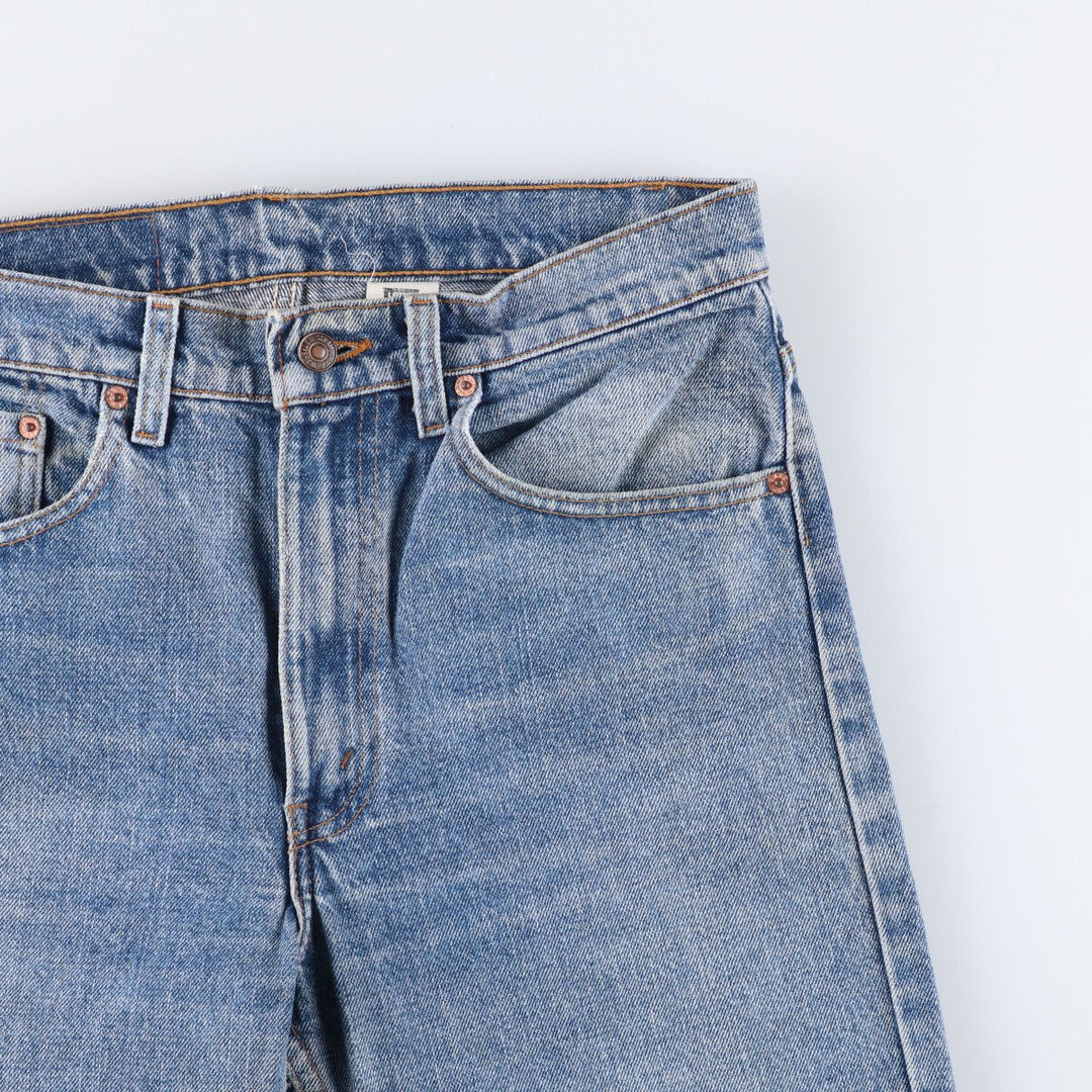 90'S Levi's 505-4891 Tapered Denim Pants, Made in USA, Men's, Size W32, Vintage cotton blue type Vintage Second Hand