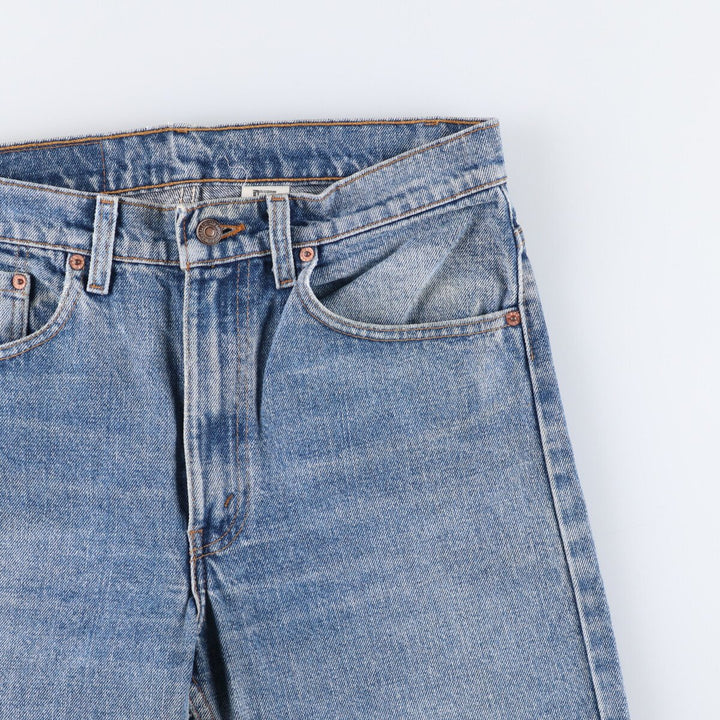 90'S Levi's 505-4891 Tapered Denim Pants, Made in USA, Men's, Size W32, Vintage cotton blue type Vintage Second Hand