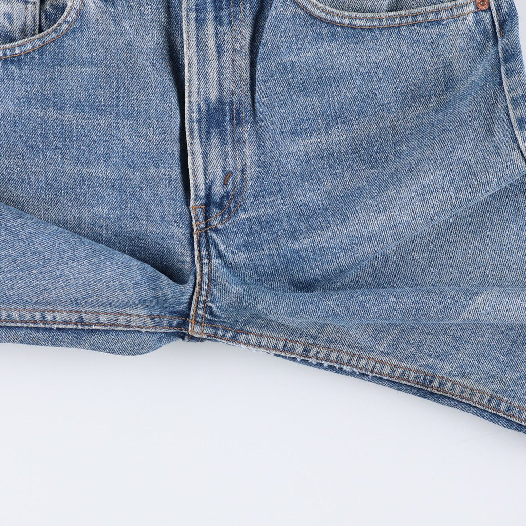 90'S Levi's 505-4891 Tapered Denim Pants, Made in USA, Men's, Size W32, Vintage cotton blue type Vintage Second Hand