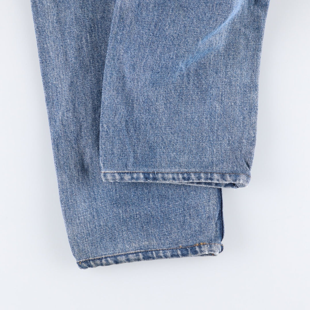 90'S Levi's 505-4891 Tapered Denim Pants, Made in USA, Men's, Size W32, Vintage cotton blue type Vintage Second Hand