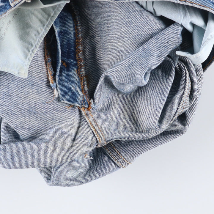 90'S Levi's 505-4891 Tapered Denim Pants, Made in USA, Men's, Size W32, Vintage cotton blue type Vintage Second Hand