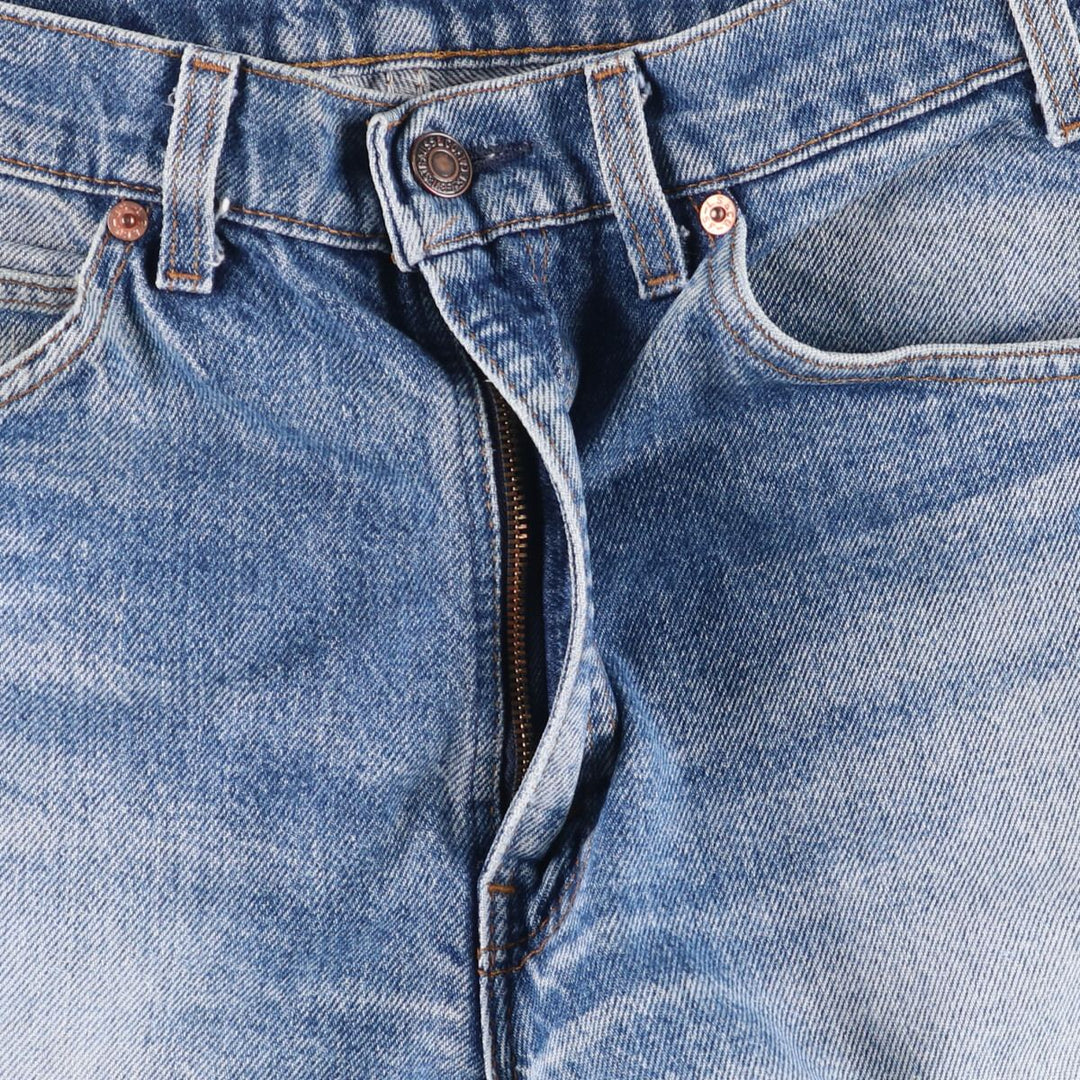 90'S Levi's 505-0213 Orange Tab Tapered Denim Pants, Made in USA, Men's, Size W32, Vintage cotton blue type Vintage Second Hand