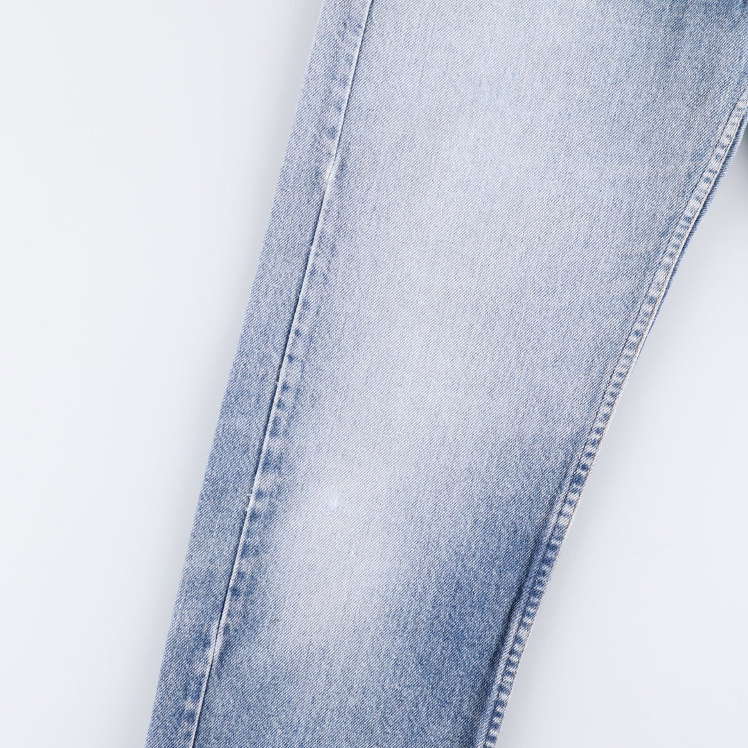 90'S Levi's 505-0213 Orange Tab Tapered Denim Pants, Made in USA, Men's, Size W32, Vintage cotton blue type Vintage Second Hand