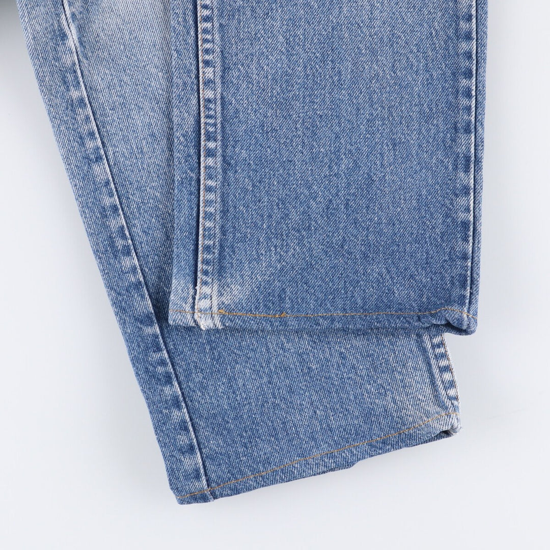 90'S Levi's 505-0213 Orange Tab Tapered Denim Pants, Made in USA, Men's, Size W32, Vintage cotton blue type Vintage Second Hand