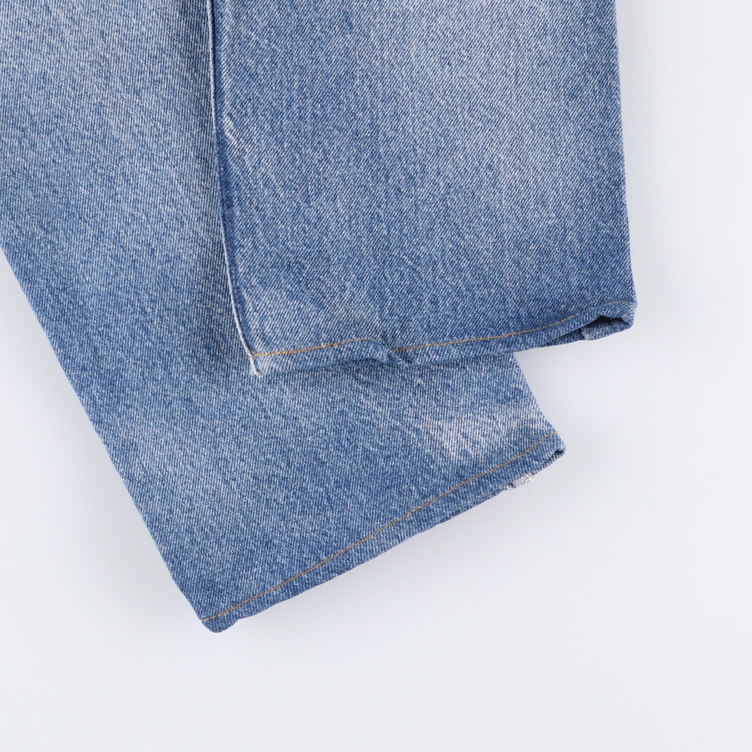 90'S Levi's 505-0213 Orange Tab Tapered Denim Pants, Made in USA, Men's, Size W32, Vintage cotton blue type Vintage Second Hand