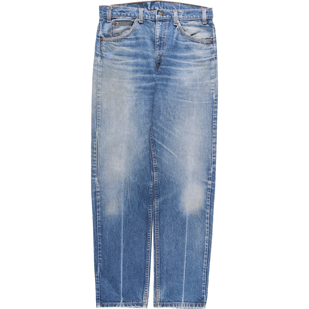 90'S Levi's 505 Orange Tab Tapered Denim Pants Men's W33 Vintage cotton blue type Vintage Second Hand