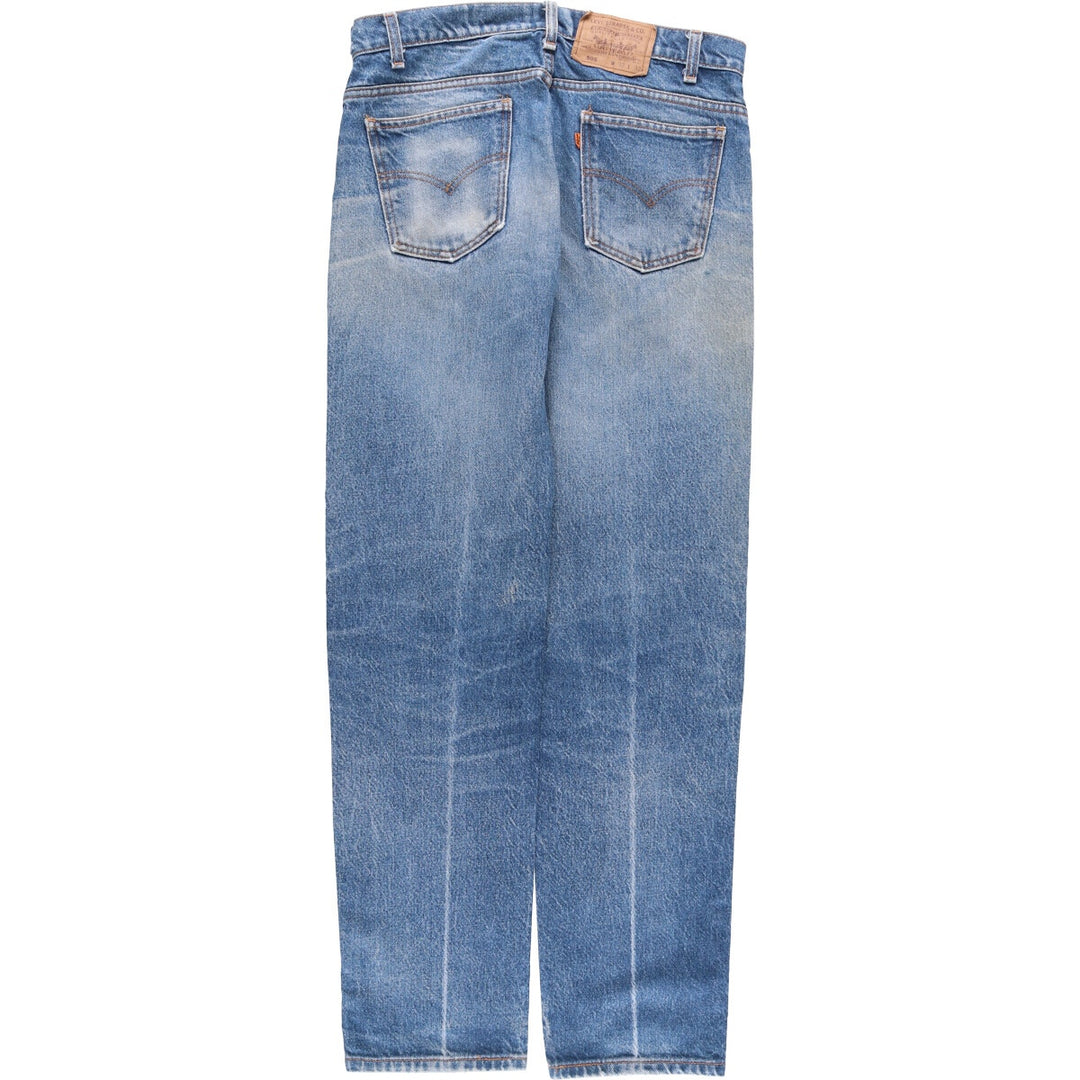 90'S Levi's 505 Orange Tab Tapered Denim Pants Men's W33 Vintage cotton blue type Vintage Second Hand
