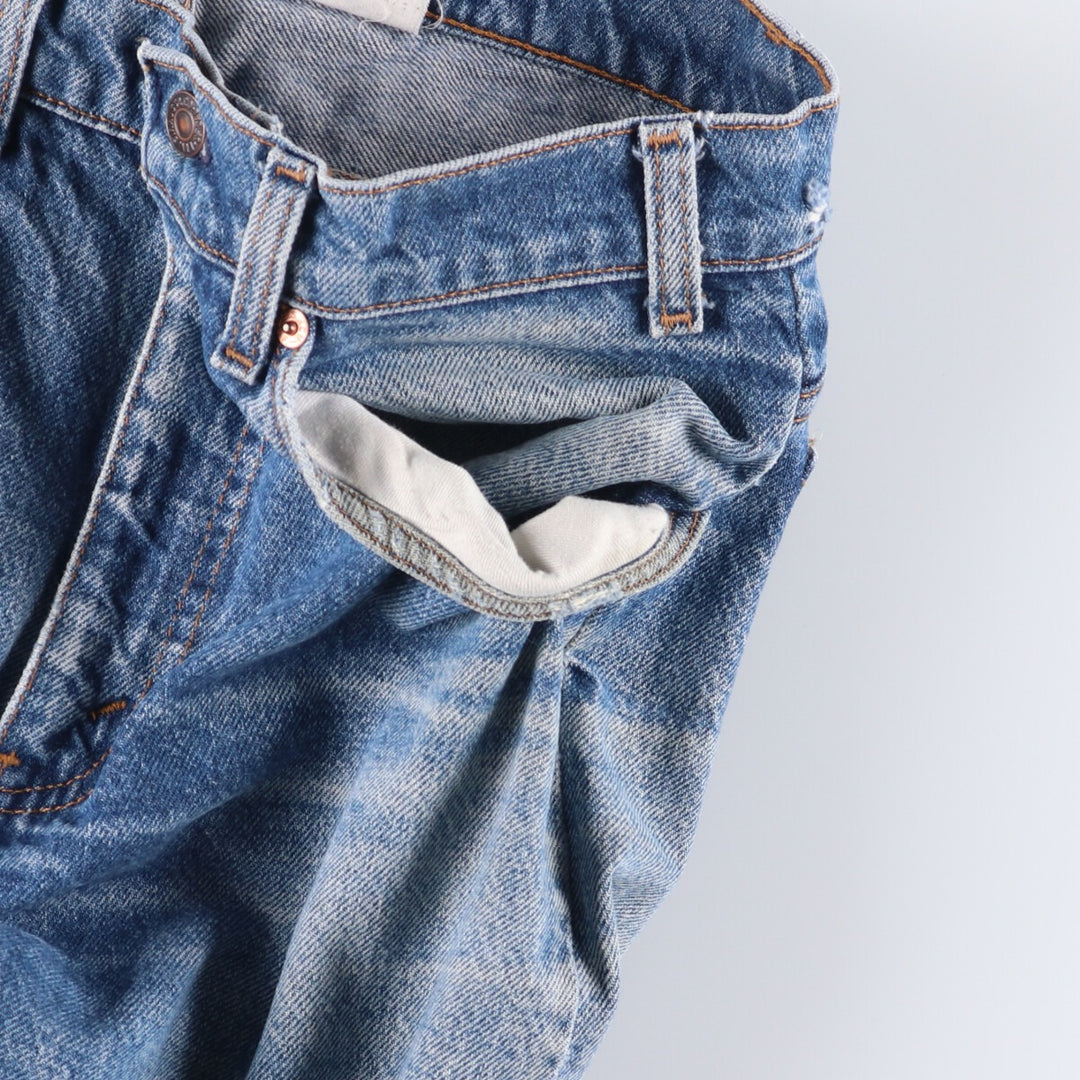 90'S Levi's 505 Orange Tab Tapered Denim Pants Men's W33 Vintage cotton blue type Vintage Second Hand