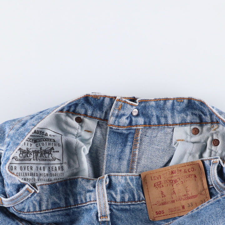90'S Levi's 505-4891 Tapered Denim Pants, Men's, Size W32, Vintage cotton blue type Vintage Second Hand