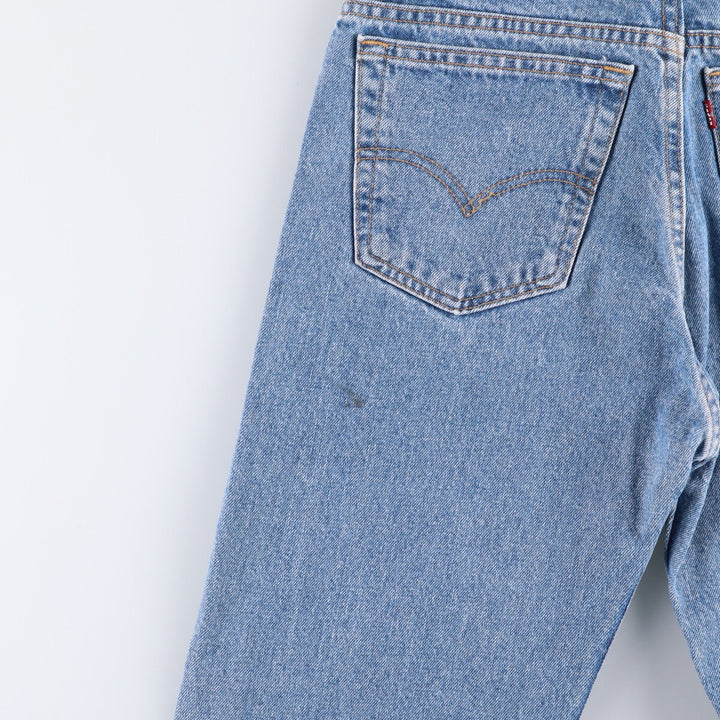 90'S Levi's 505-4891 Tapered Denim Pants, Men's, Size W32, Vintage cotton blue type Vintage Second Hand