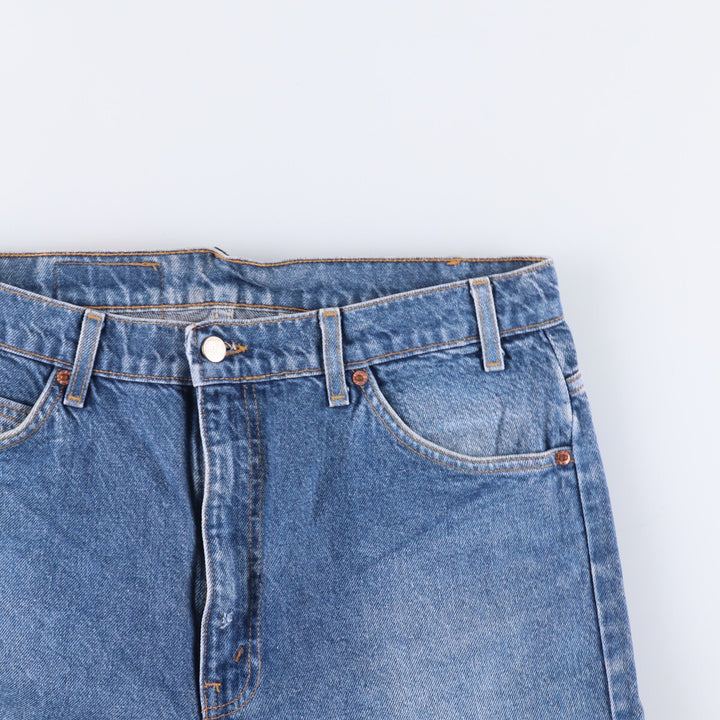 90'S Levi's 505 REGULAR FIT STRAIGHT LEG Orange Tab Tapered Denim Pants Made in USA Men's W34 cotton blue type Vintage Second Hand
