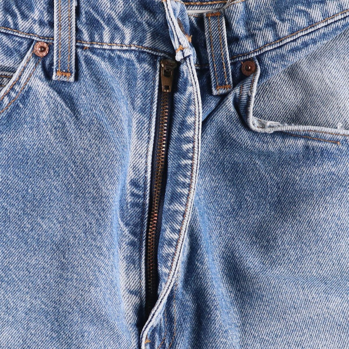 Levi's 505 Regular Fit Straight Leg Tapered Denim Pants with Orange Tab, Men's Size 33 unclear blue type Vintage Second Hand