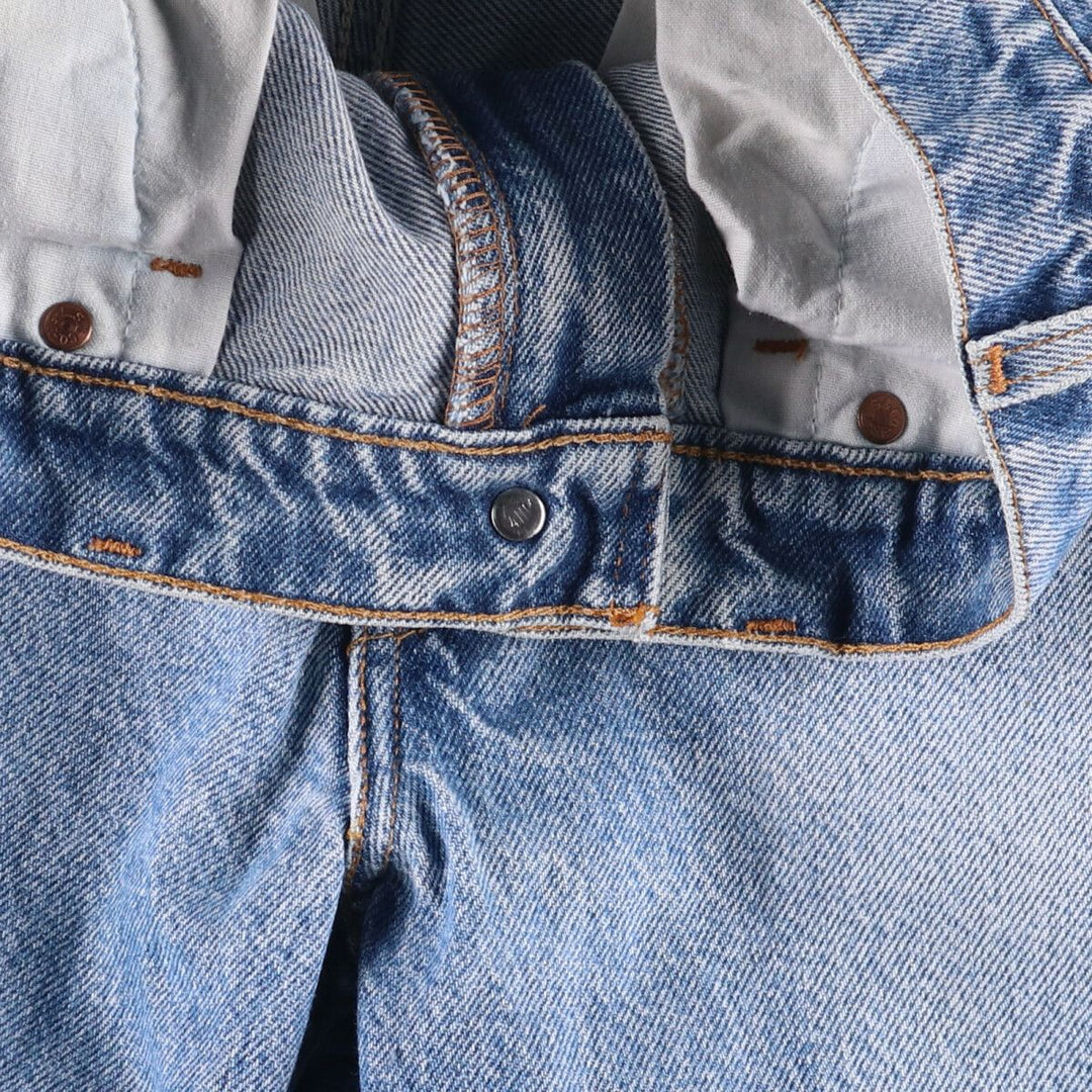 Levi's 505 Regular Fit Straight Leg Tapered Denim Pants with Orange Tab, Men's Size 33 unclear blue type Vintage Second Hand
