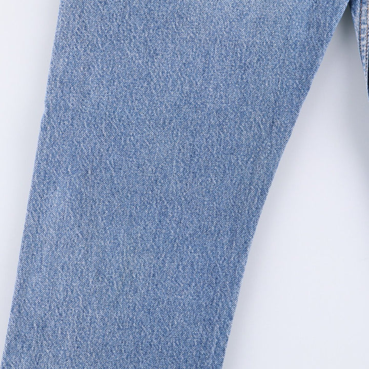 Levi's 505 Regular Fit Straight Leg Tapered Denim Pants with Orange Tab, Men's Size 33 unclear blue type Vintage Second Hand