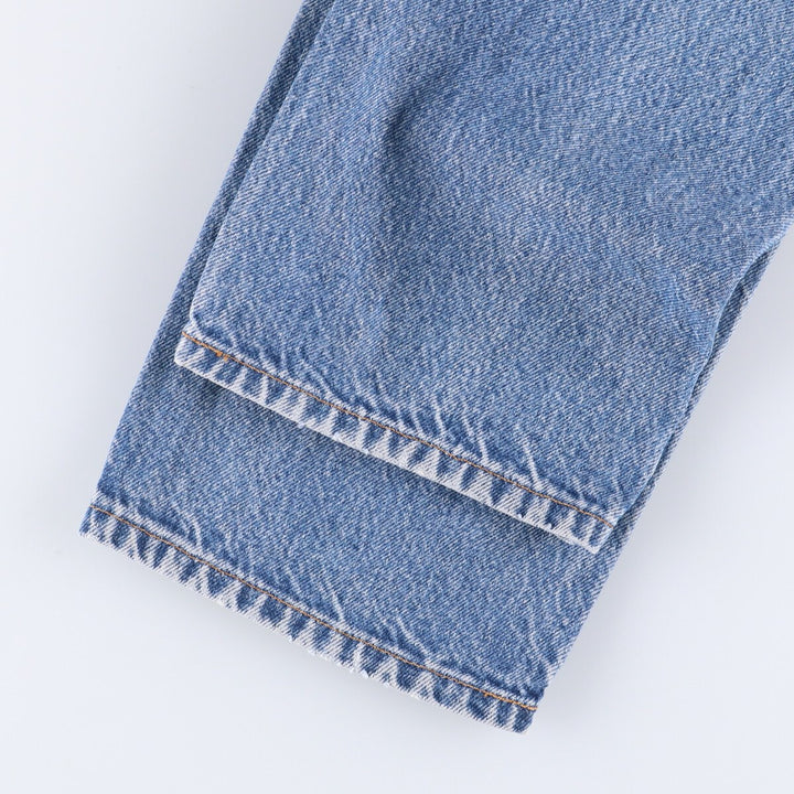 Levi's 505 Regular Fit Straight Leg Tapered Denim Pants with Orange Tab, Men's Size 33 unclear blue type Vintage Second Hand