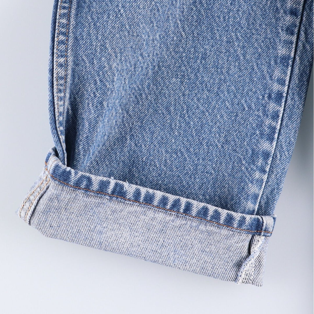 Levi's 505 Regular Fit Straight Leg Tapered Denim Pants with Orange Tab, Men's Size 33 unclear blue type Vintage Second Hand