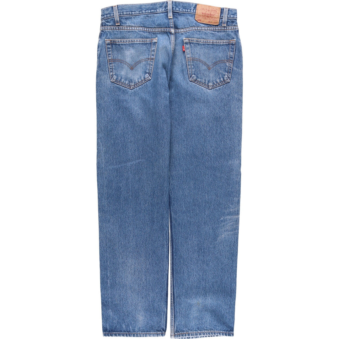 90'S Levi's 505-0216 Tapered Denim Pants, Men's, Size 36 (Vintage) cotton blue type Vintage Second Hand