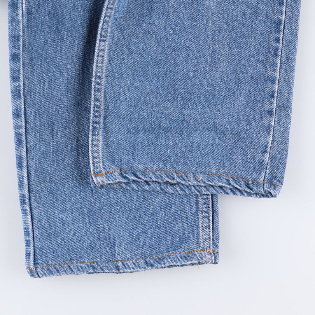 00'S Levi's 505 REGULAR FIT STRAIGHT LEG tapered denim pants for men, size w32 cotton blue type Vintage Second Hand