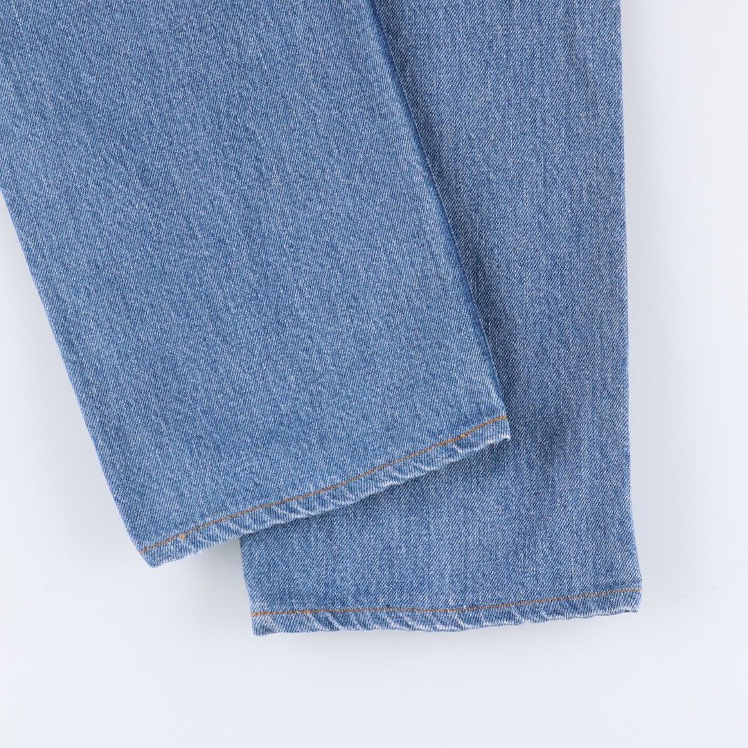 00'S Levi's 505 REGULAR FIT STRAIGHT LEG tapered denim pants for men, size w32 cotton blue type Vintage Second Hand