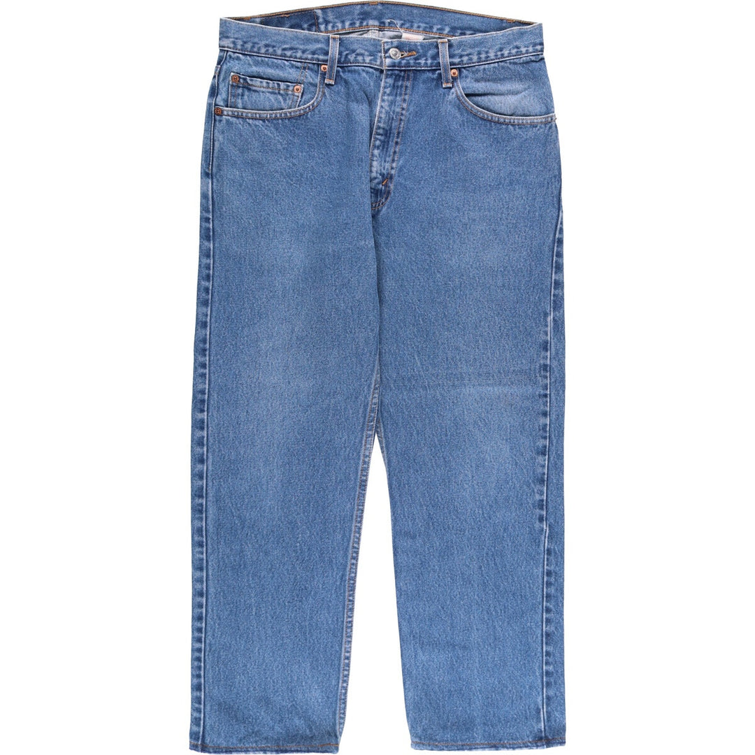 Levi's 505 REGULAR FIT STRAIGHT LEG tapered denim pants for men, size W33 unclear blue type Vintage Second Hand