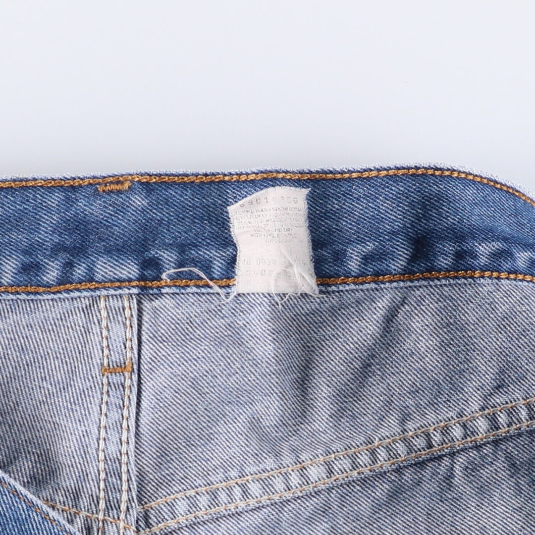 Levi's 505 REGULAR FIT STRAIGHT LEG tapered denim pants for men, size W33 unclear blue type Vintage Second Hand